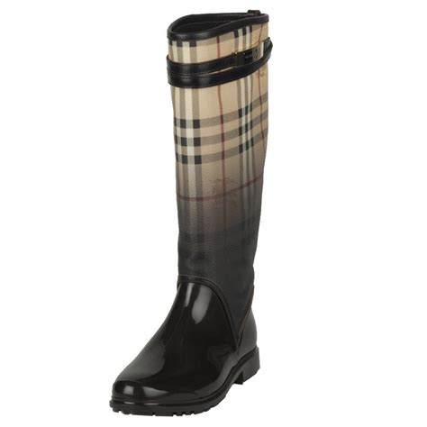 burberry rubber riding boots|burberry rain boots overstock.